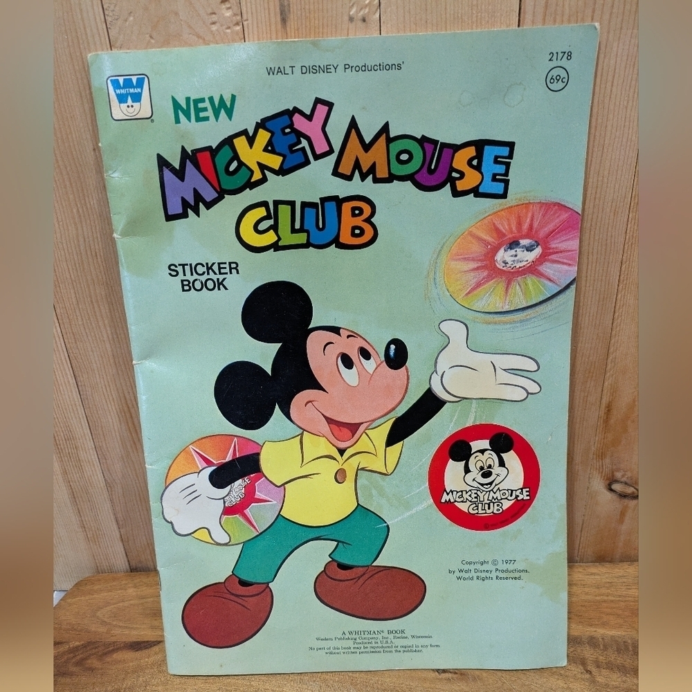 Disney Mickey Mouse Club Sticker Book - Multicolor